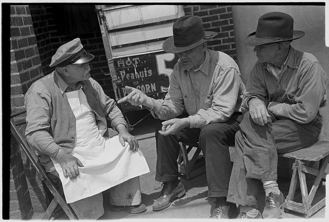 Two Farmers Talking